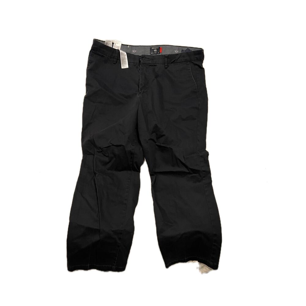 Dockers Black Easy Care Straight Dress Pants Mens 36x29